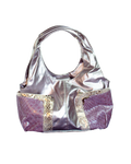 Y2K Silver & Light Purple Croc.