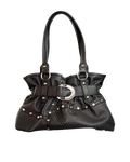 Buckle ME up! Black Silver Buckle Bag